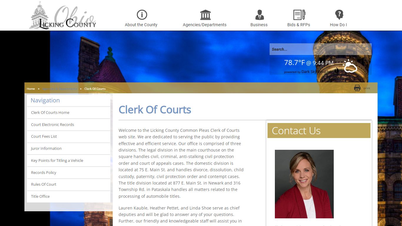 Licking County - Clerk Of Courts